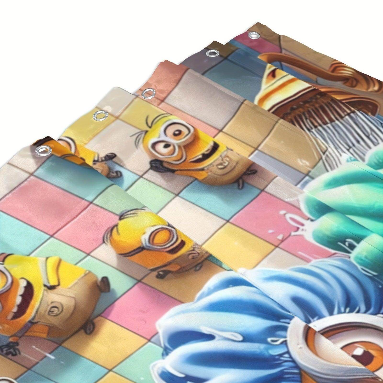 MINIONS Waterproof Shower Curtain Set - My Store