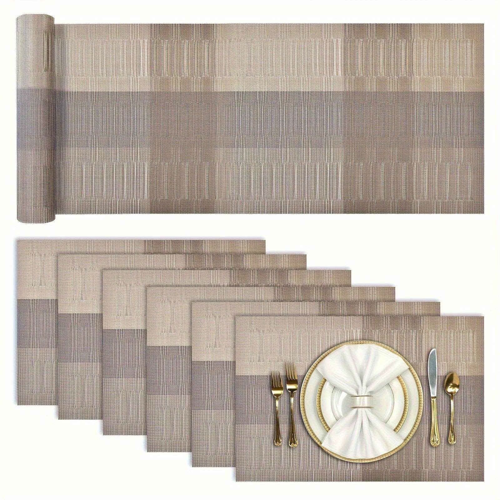 7pcs European Style Table Mats Set - My Store