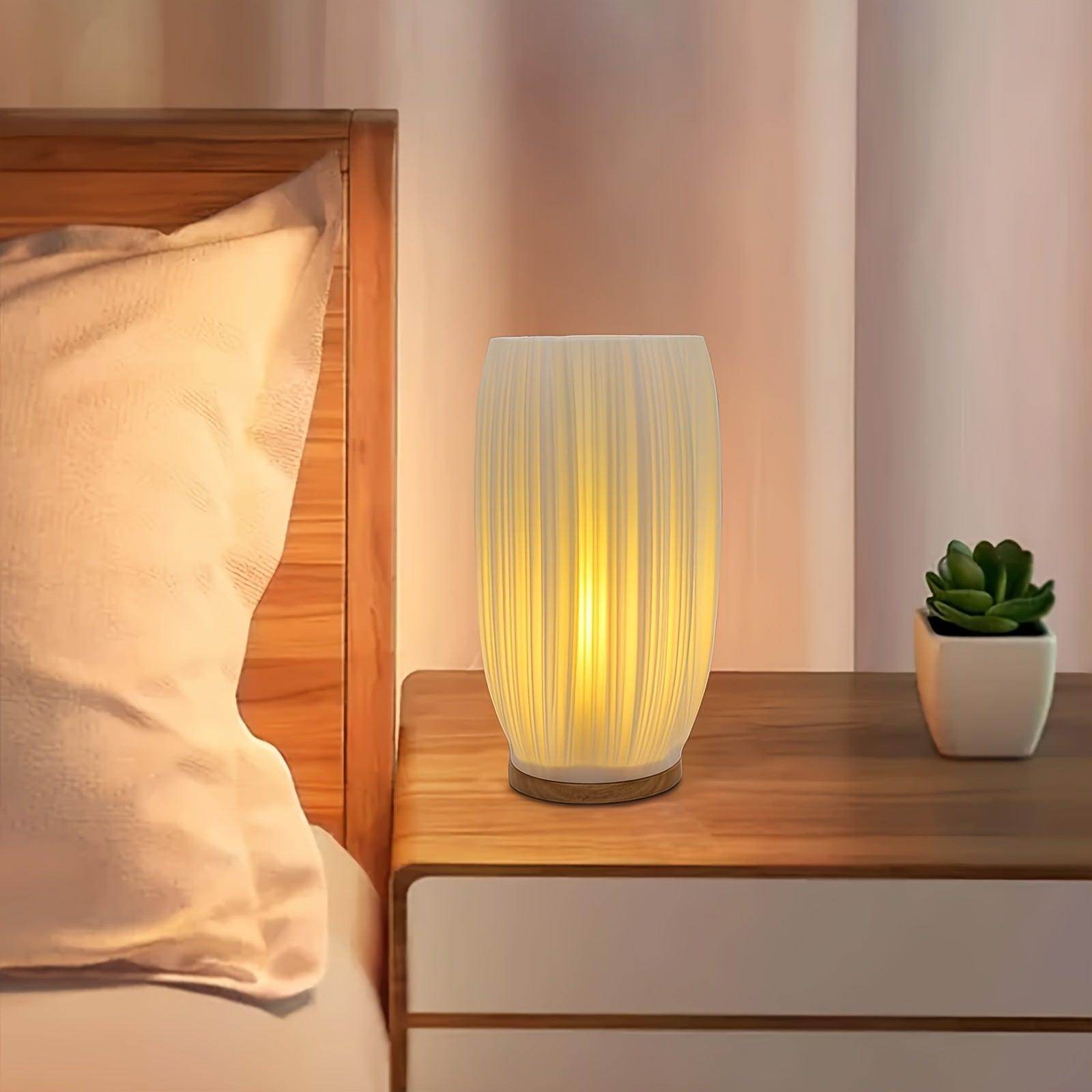 Modern LED Vase Table Lamp – USB Rechargeable & Dimmable - My Store