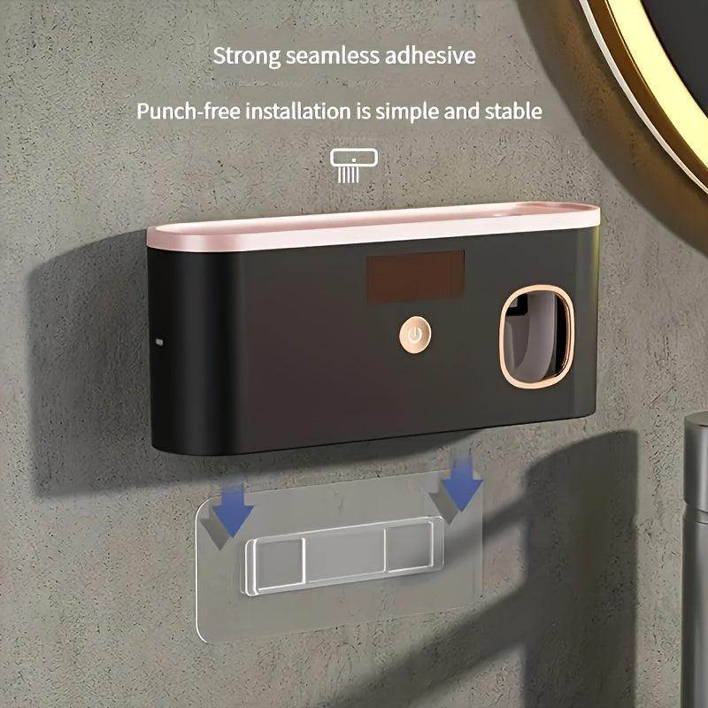 Toothbrush Holder with Toothpaste Dispenser - My Store