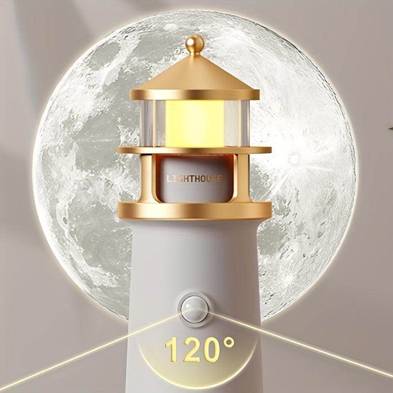 Lighthouse Night Light with Moon Projection - My Store