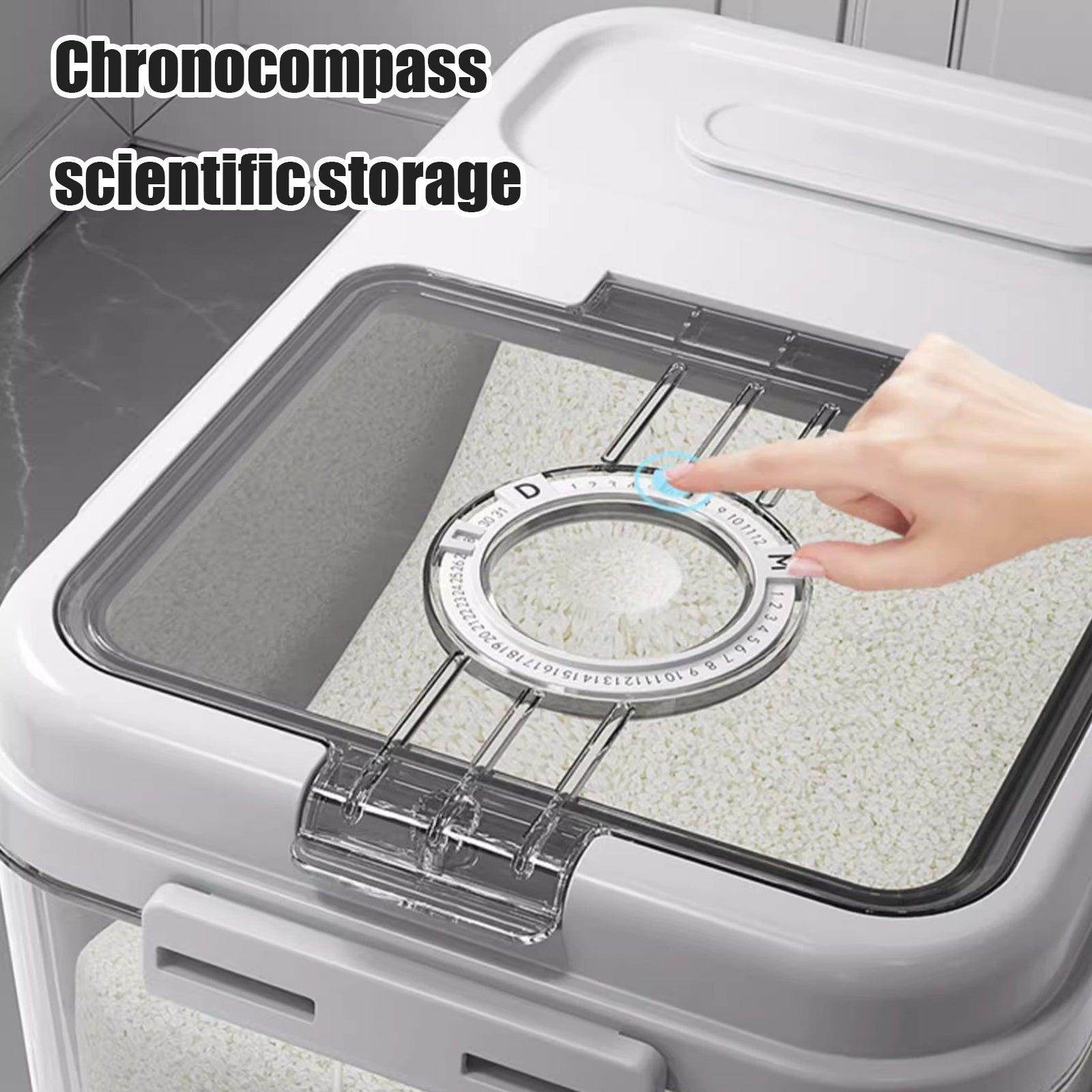 15kg Durable Plastic Airtight Rice Dispenser - My Store