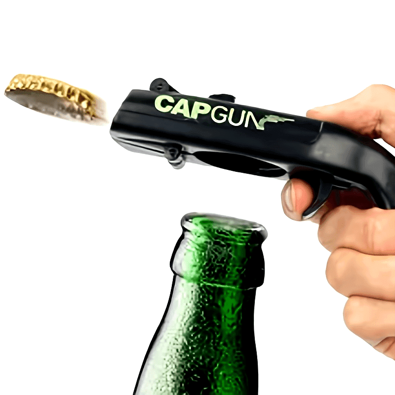 Funny Cap Gun Bottle Opener with Corkscrew - My Store