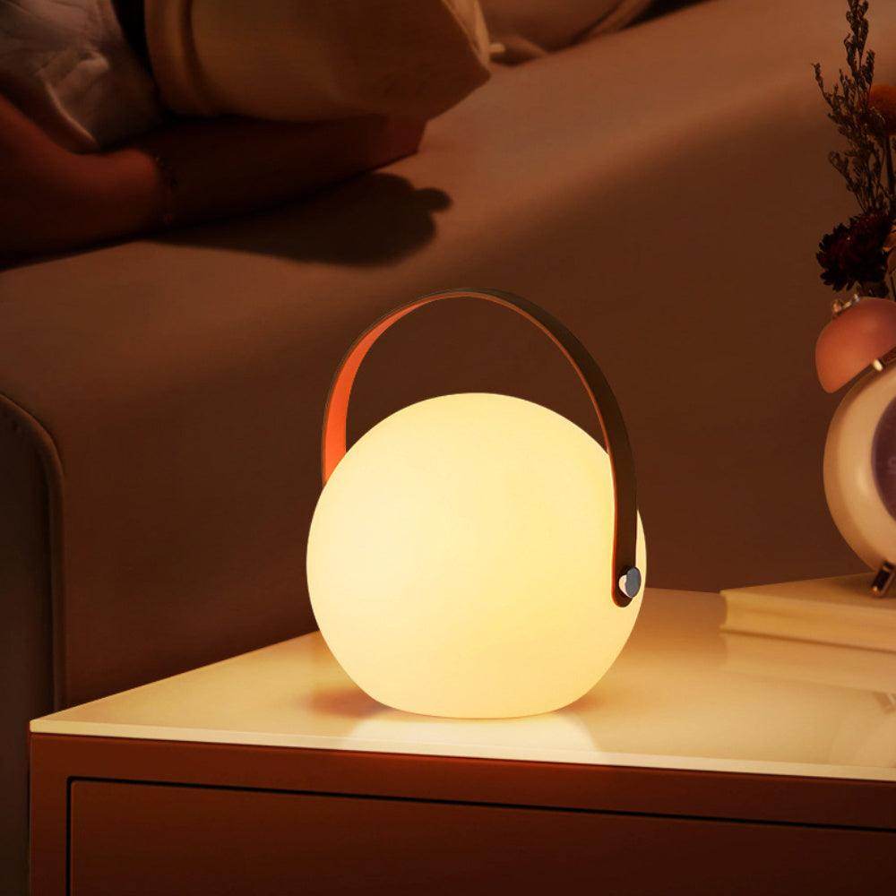 Rechargeable RGB LED Spherical Table Lamp – 16-Color Mood Light - My Store