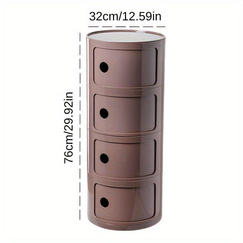 2/3/4 Drawer Bedside Table - 1pc Storage Cabinet - My Store