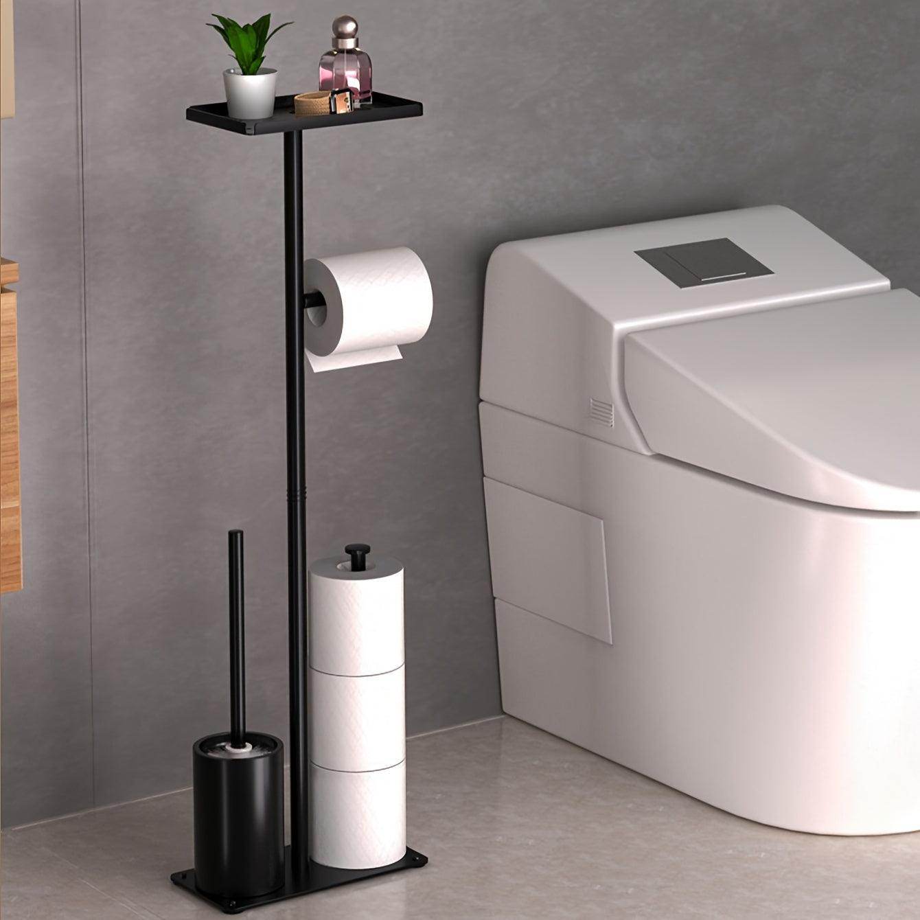 Bathroom Organizer with Toilet Brush and Tissue Holder - My Store