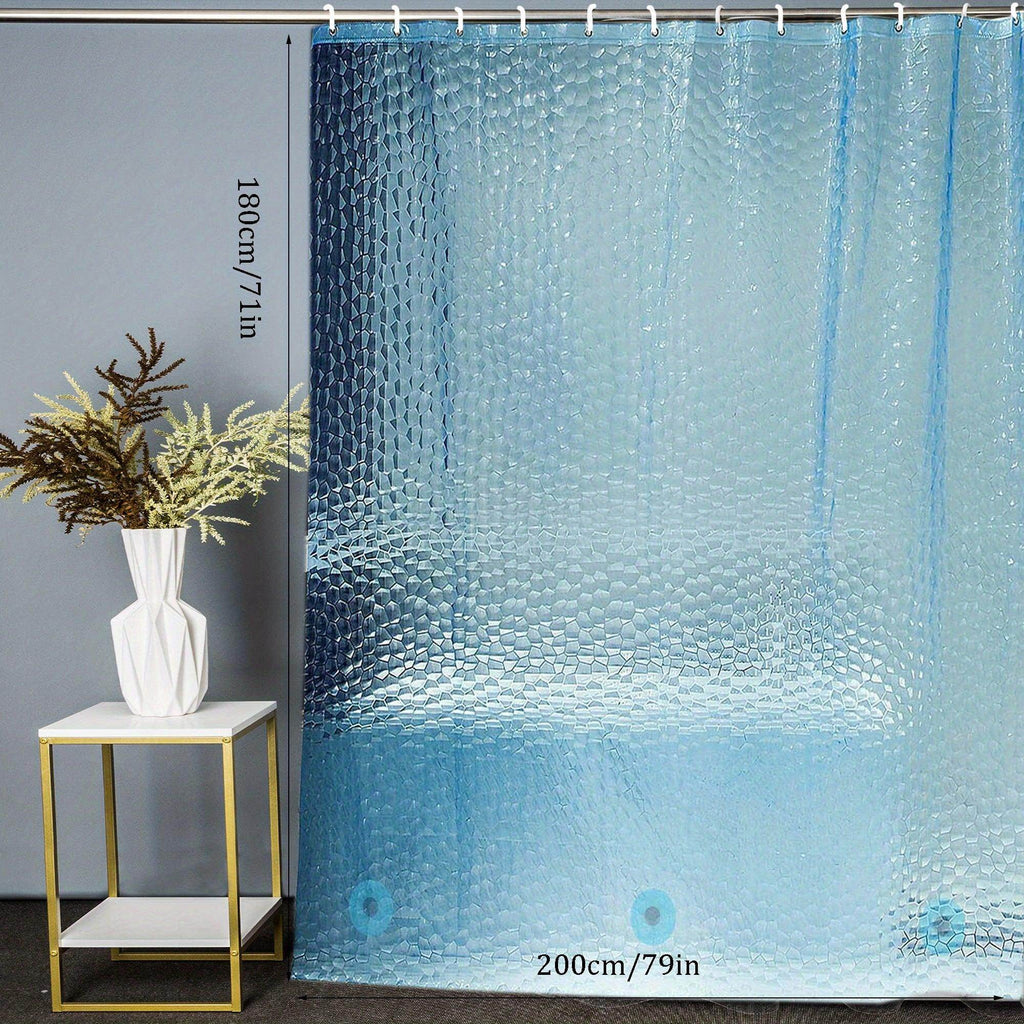 3D Pebble Pattern Waterproof Shower Liner - My Store
