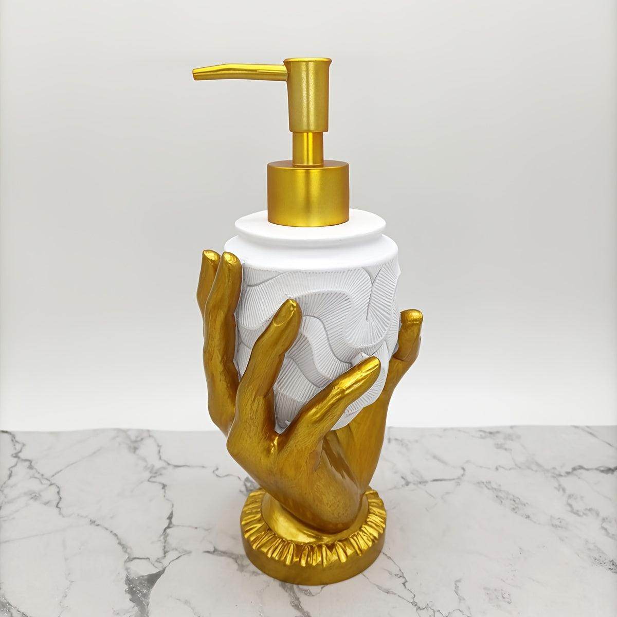 Golden Finger Design Resin Soap Dispenser - My Store