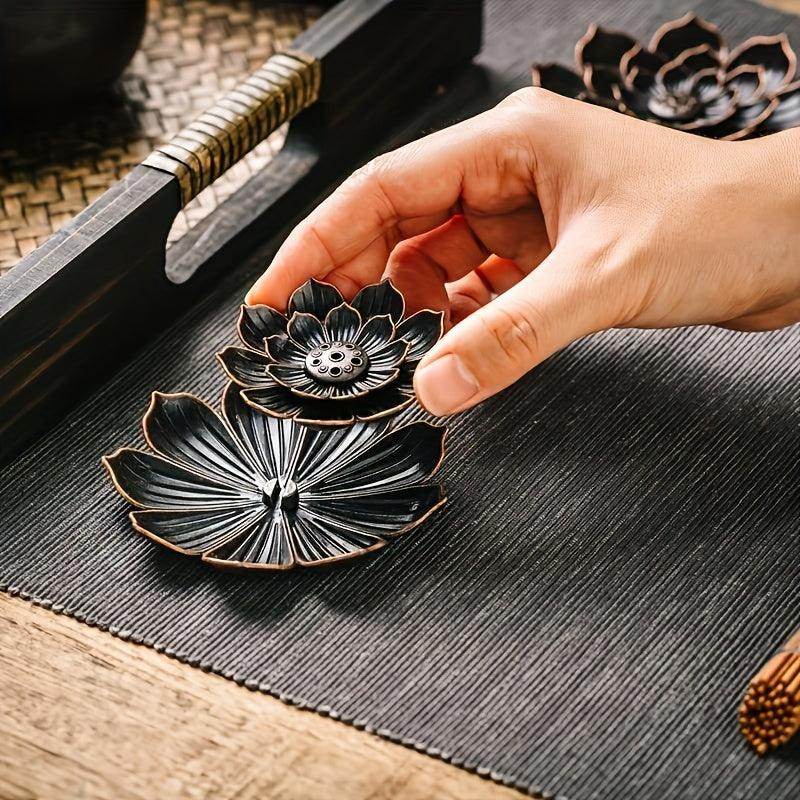 Brass Lotus Incense Diffuser - My Store
