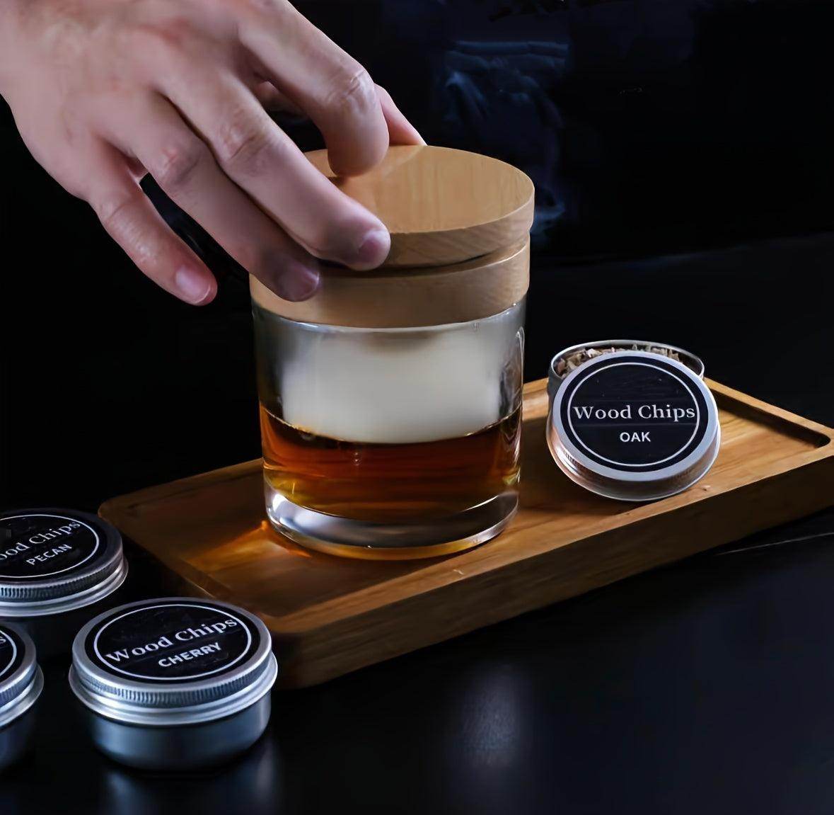 Smoked Wood Cocktail Shaker Set - My Store