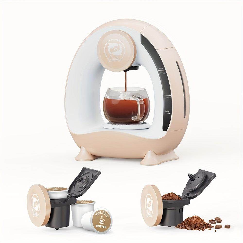 2-in-1 Single Serve Coffee Maker for K-Cups & Ground Coffee - My Store