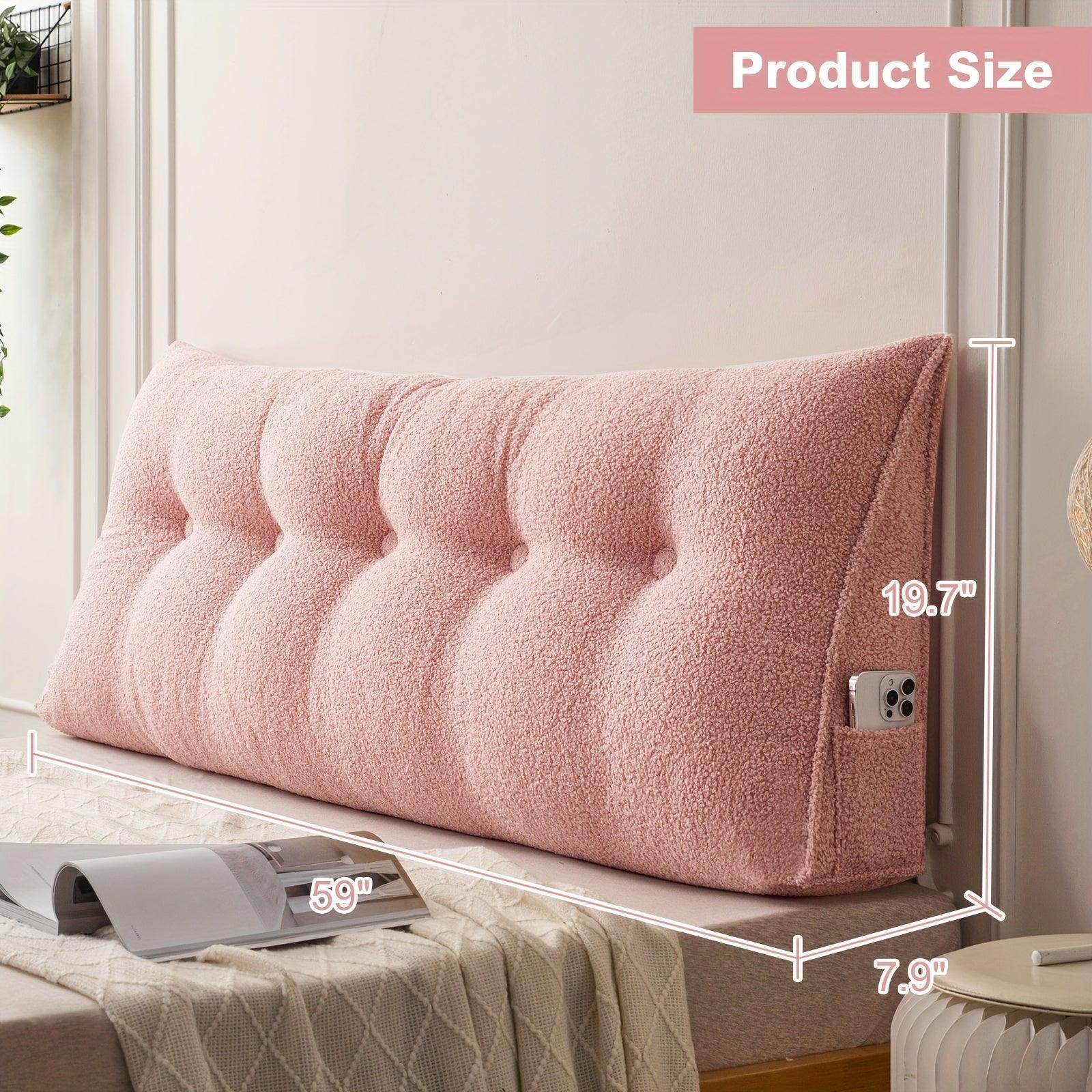 Removable & Washable Triangular Headboard Pillow - My Store