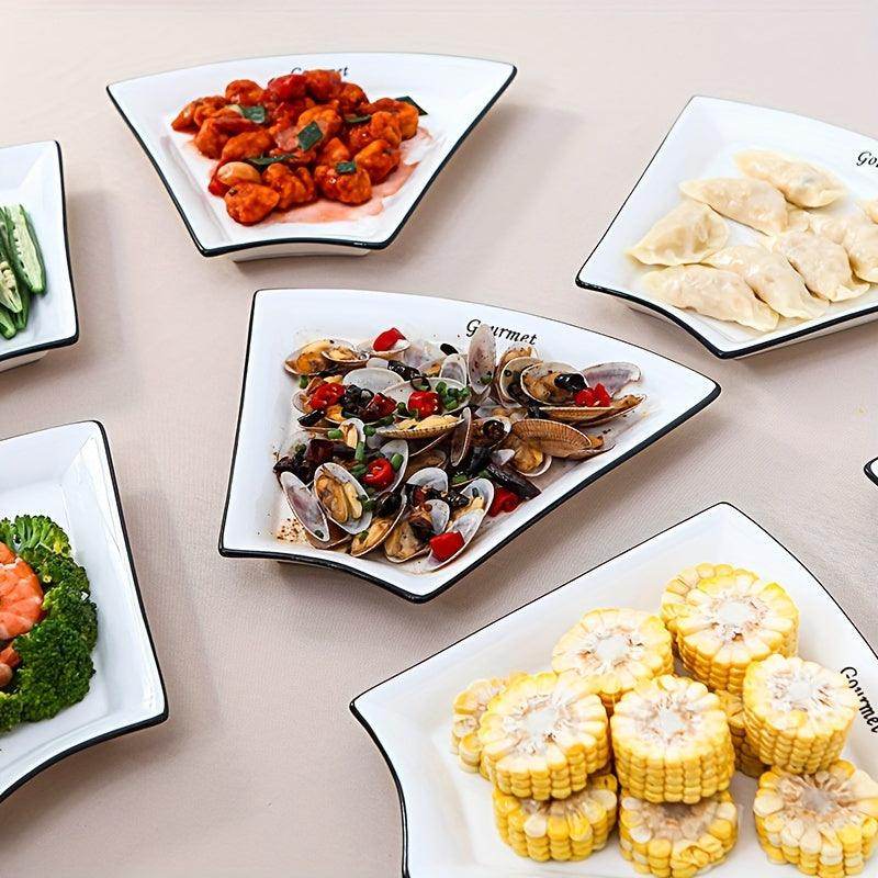 9pcs White French Platter Set - My Store