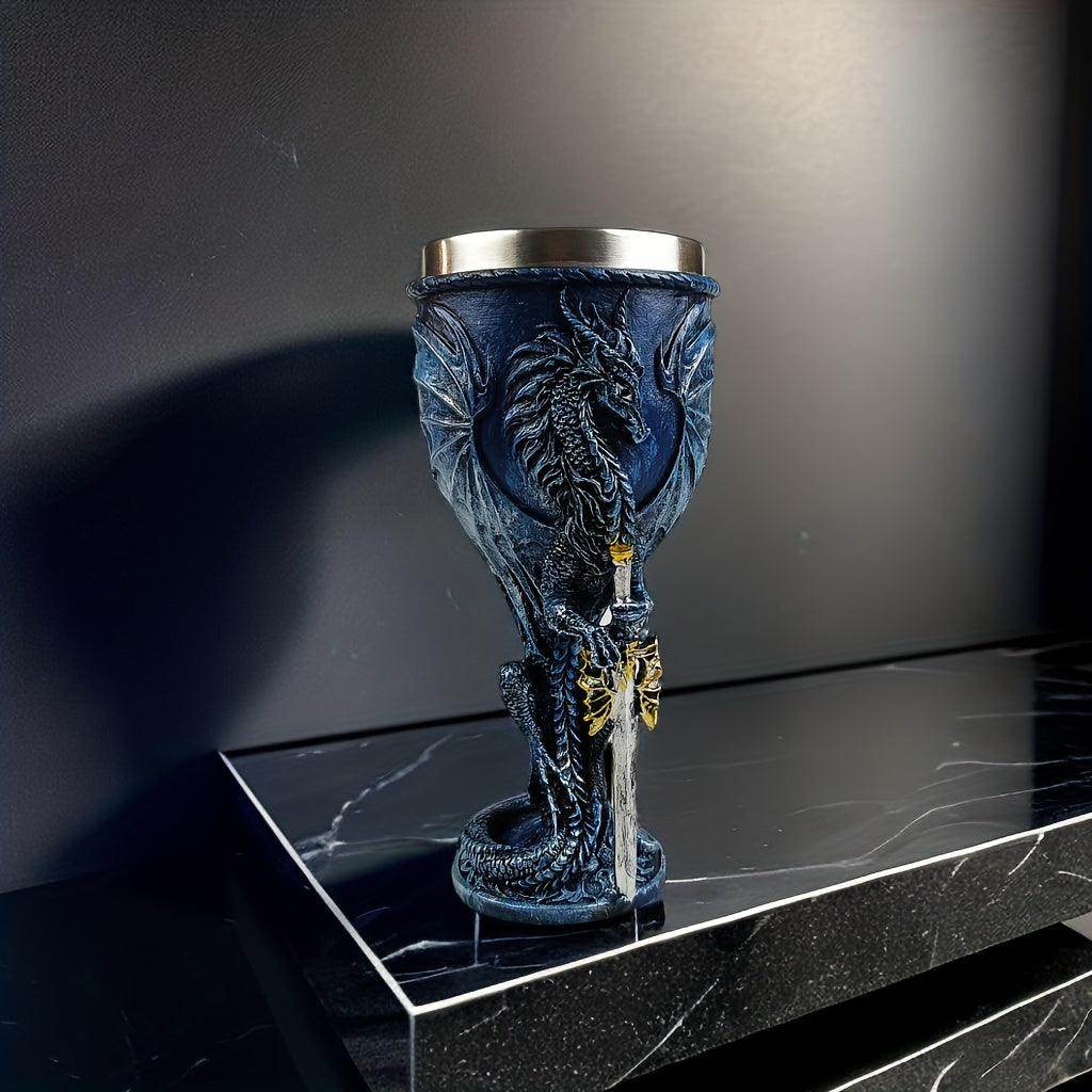 Dragon Sword Cup - 7oz Medieval Gothic Goblet - My Store