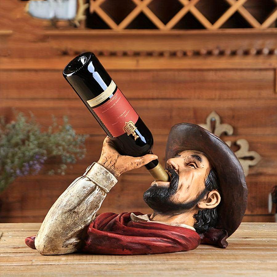 Western Denim Style Resin Bottle Holder - My Store