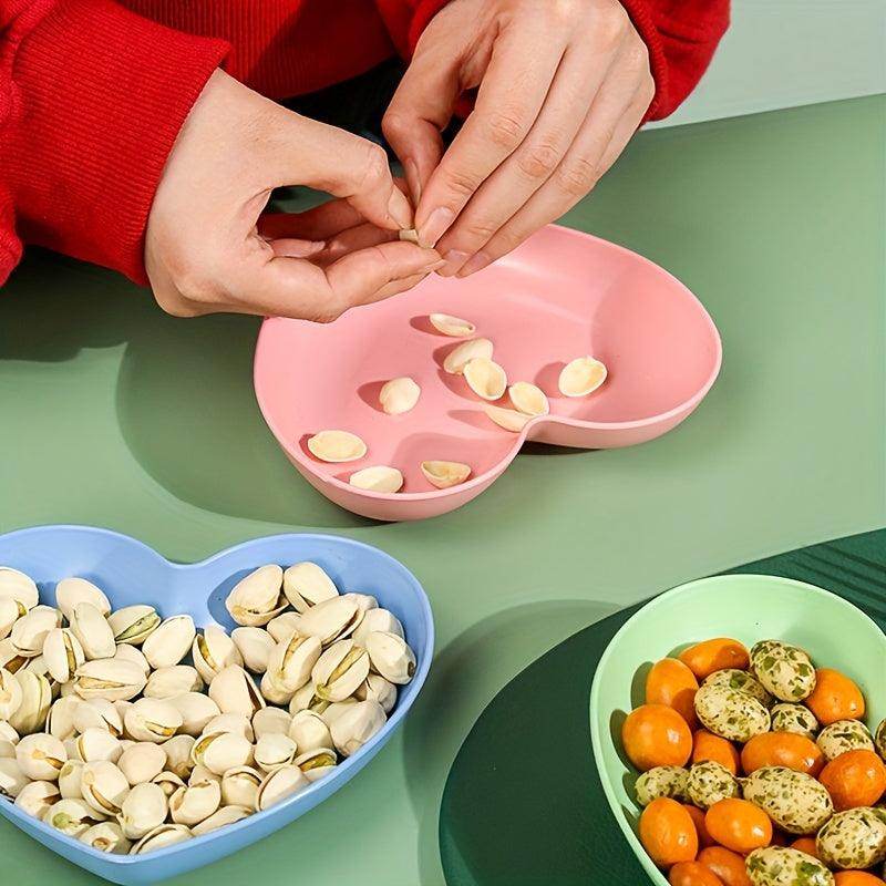 5pcs Durable Heart-Shaped Plate Set - My Store