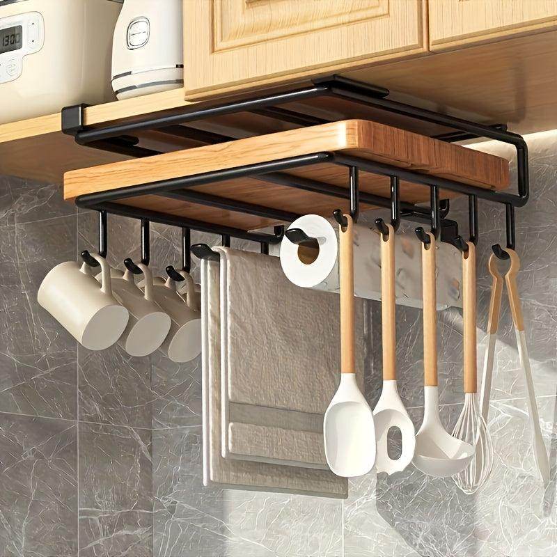 Punch-Free Double-Layer Kitchen Storage Rack - My Store