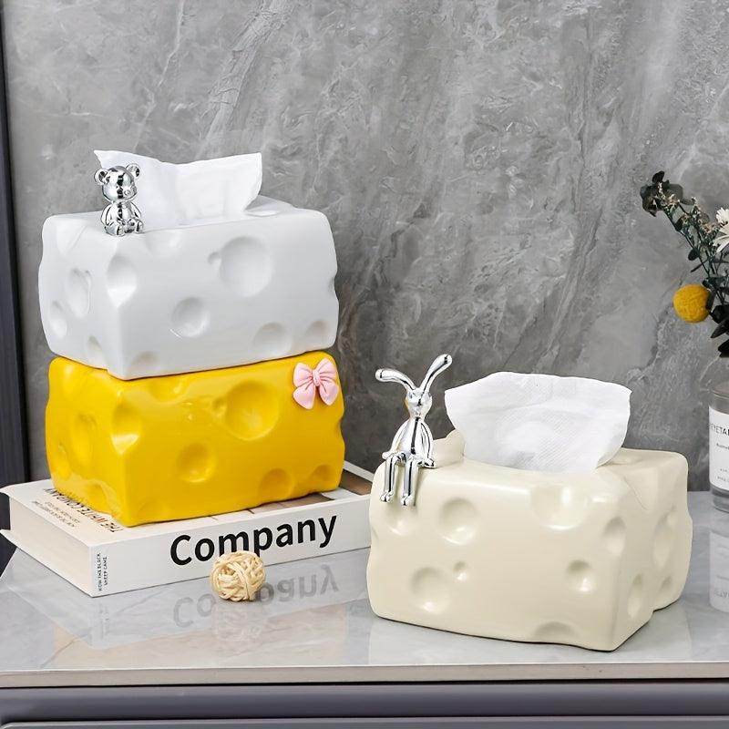 Cream Tissue Box - My Store