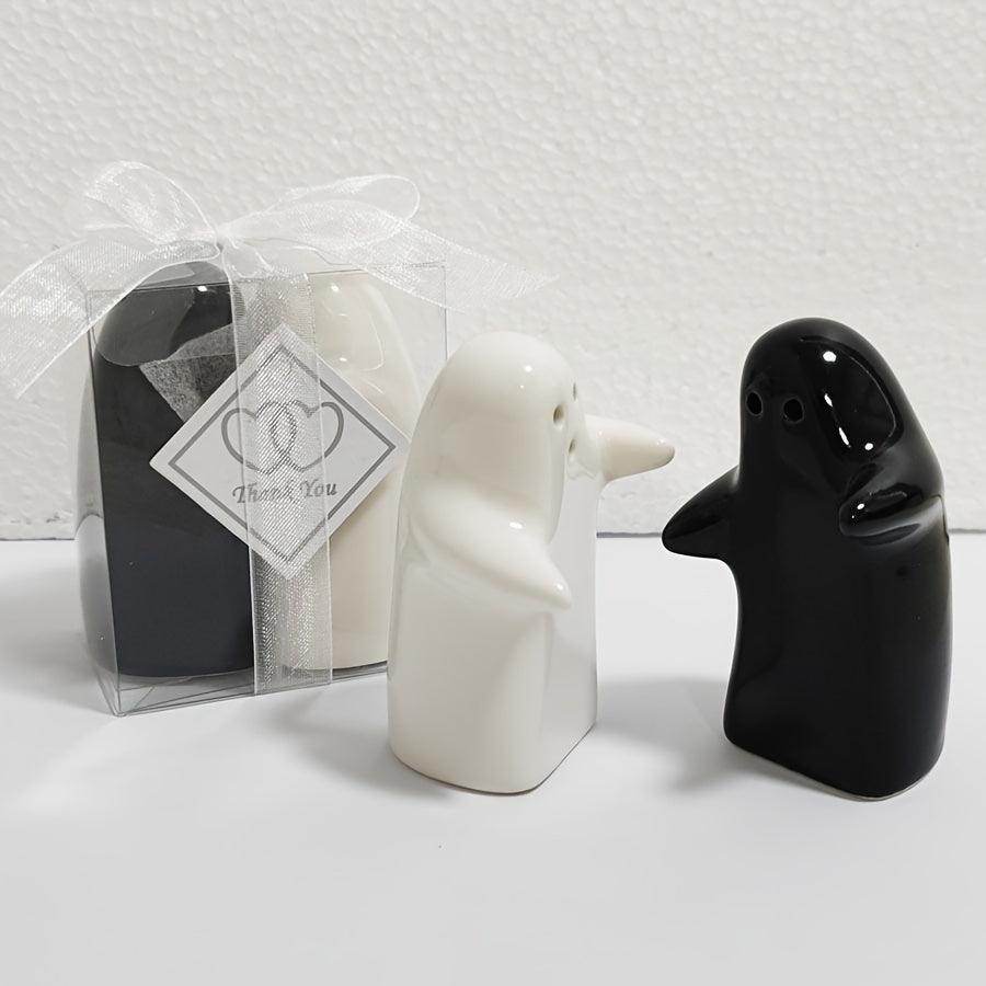 2pcs Ceramic Hugging Salt Shakers Set - My Store