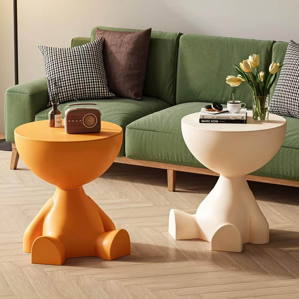 1pc Contemporary Water-Resistant Plastic Mini Bedside Table - My Store