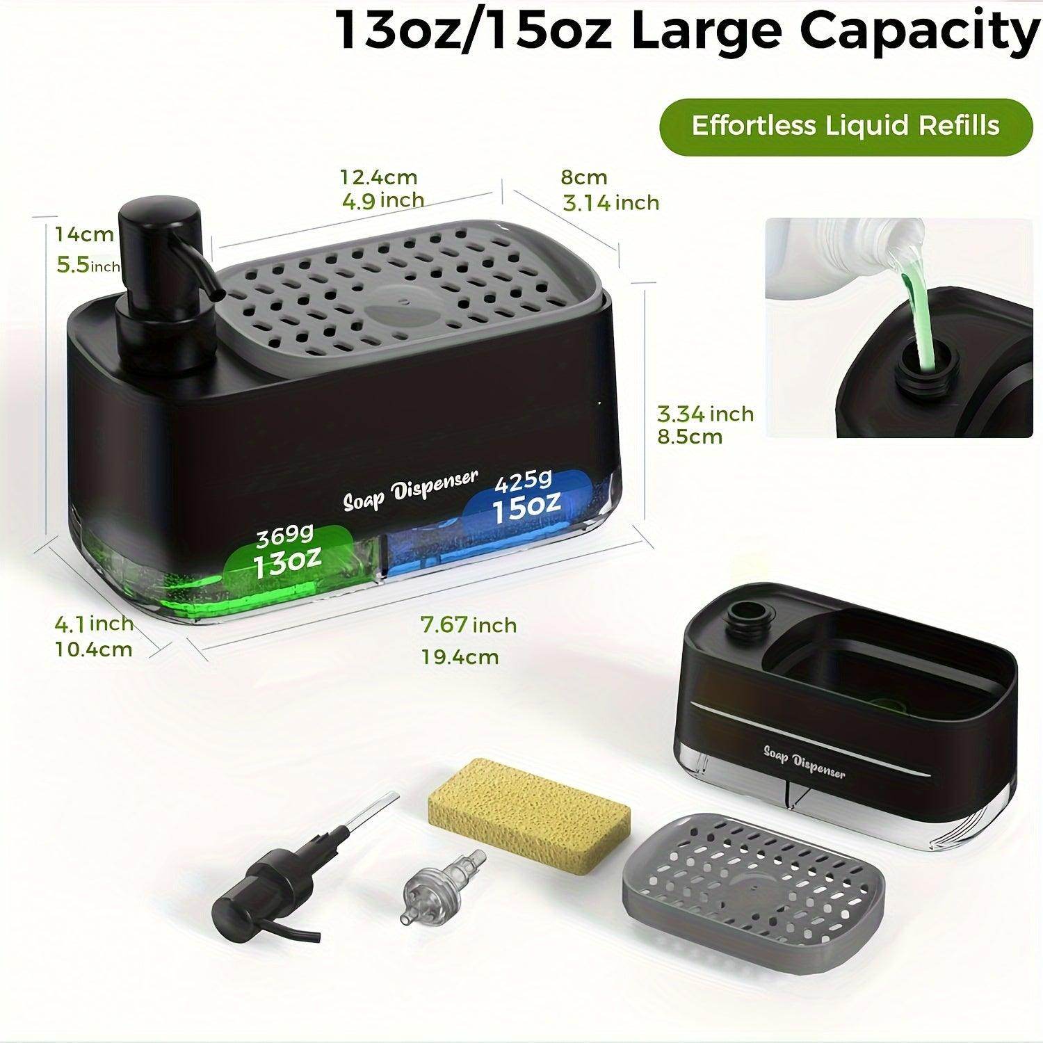 4-In-1 Deluxe Soap Dispenser Set - My Store