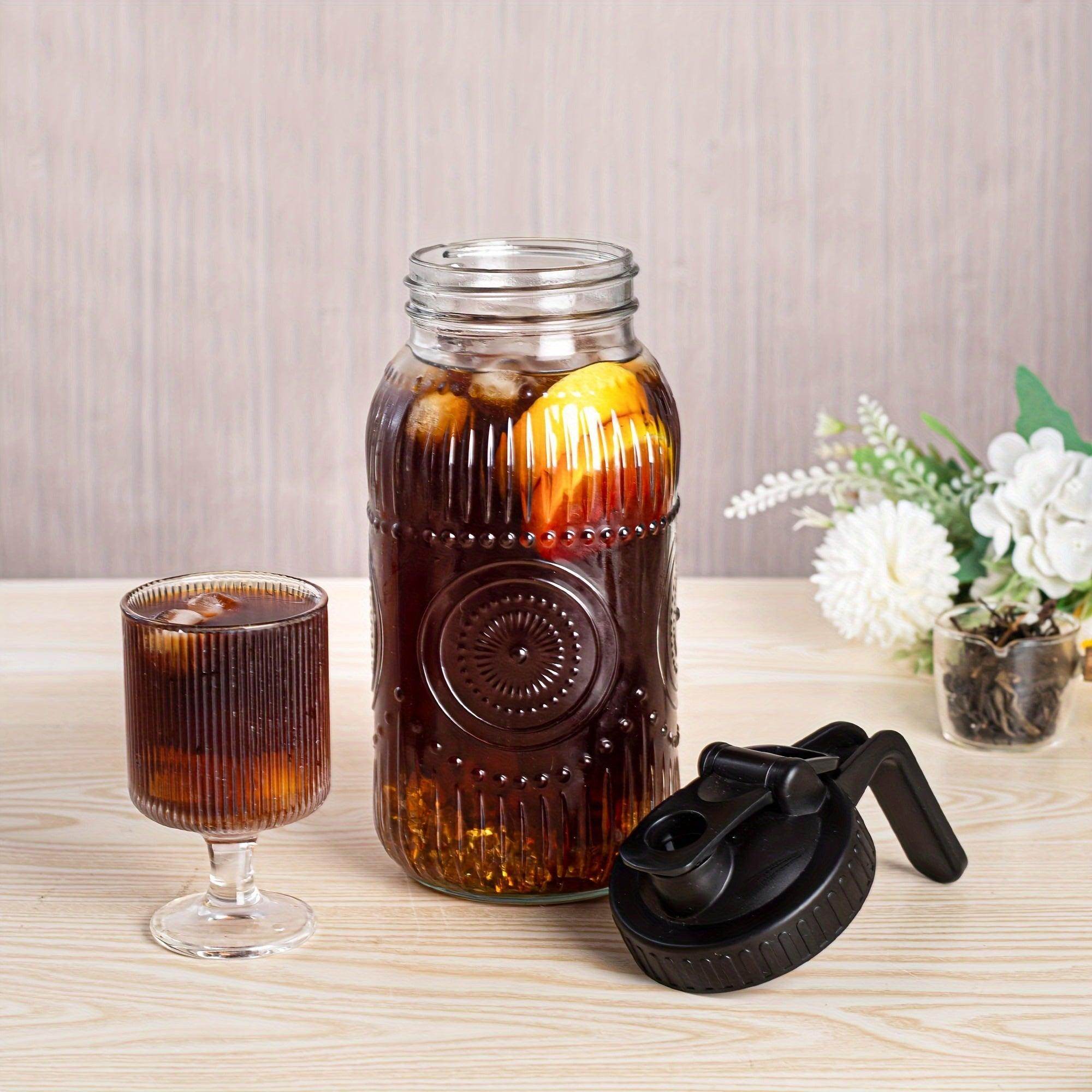 64oz Wide Mouth Mason Jar Pitcher with Airtight Lid - My Store