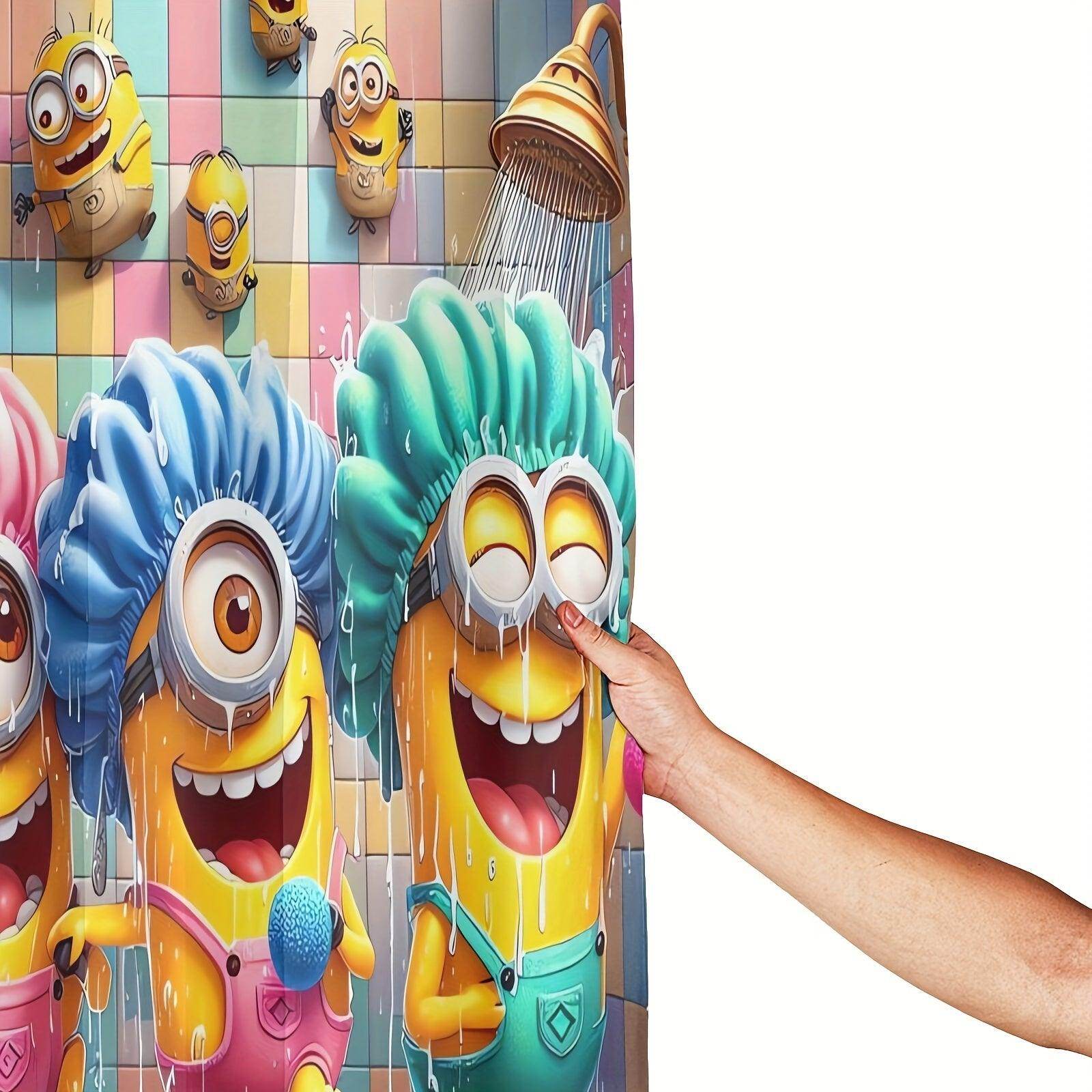 MINIONS Waterproof Shower Curtain Set - My Store