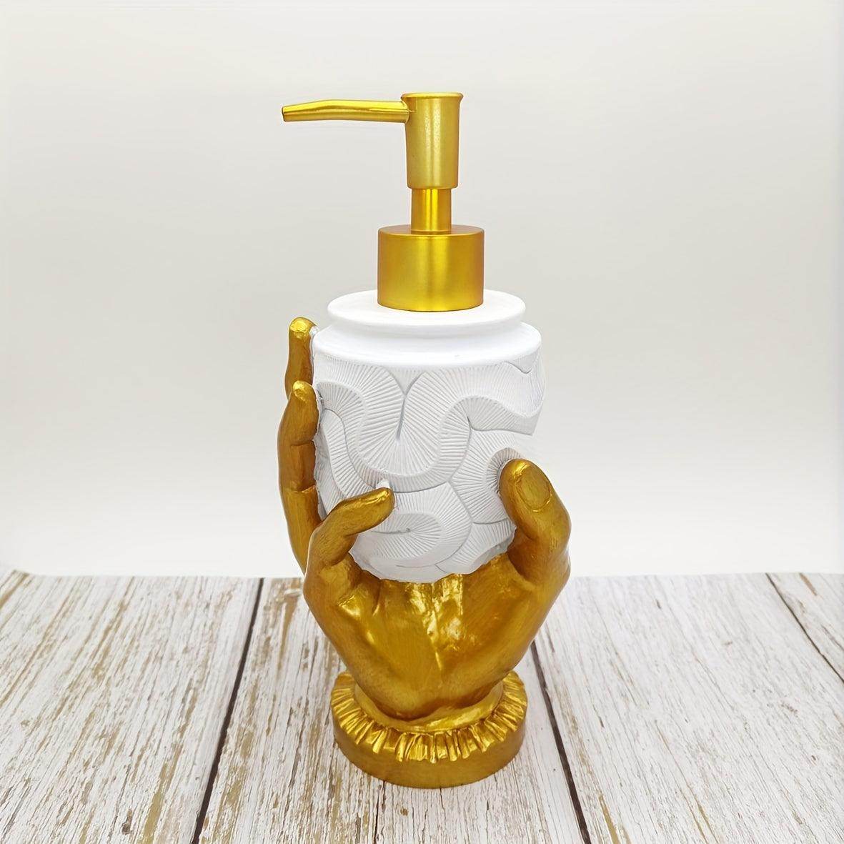 Golden Finger Design Resin Soap Dispenser - My Store