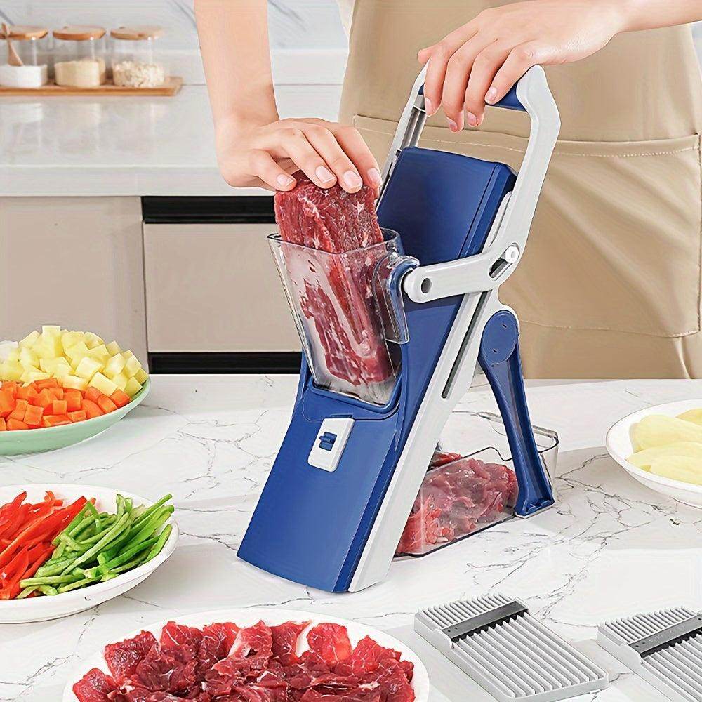 6-in-1 Adjustable Vegetable Chopper with Container - My Store