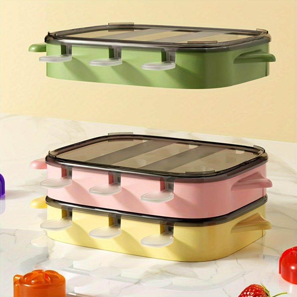 Cute Cartoon Animal & Fruit Ice Pop Molds - Set of 3 - My Store