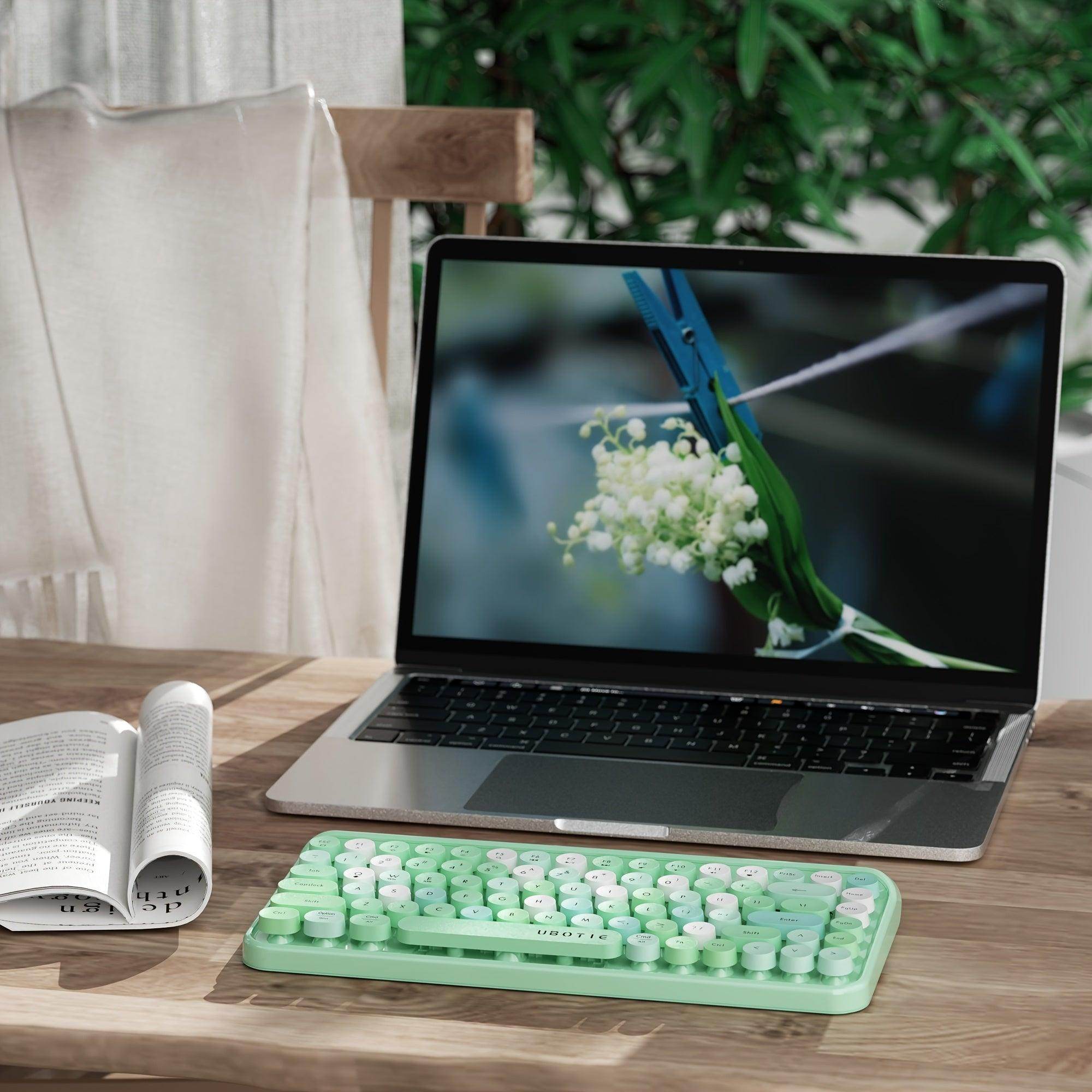 Wireless Retro Keyboard - My Store