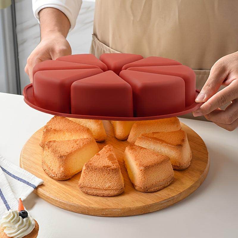 1/3-Piece Silicone Triangle Cake Mold Set - My Store