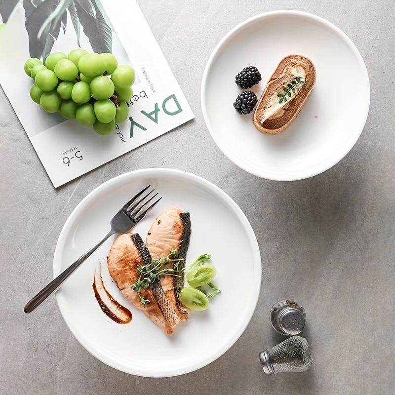 Creative Ceramic Round Tray Set (2pcs) - My Store