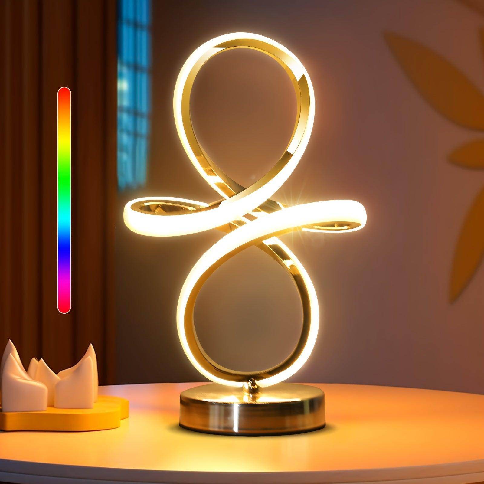 Dimmable RGB LED Table Lamp – 7 Colors & 20 Light Modes - My Store