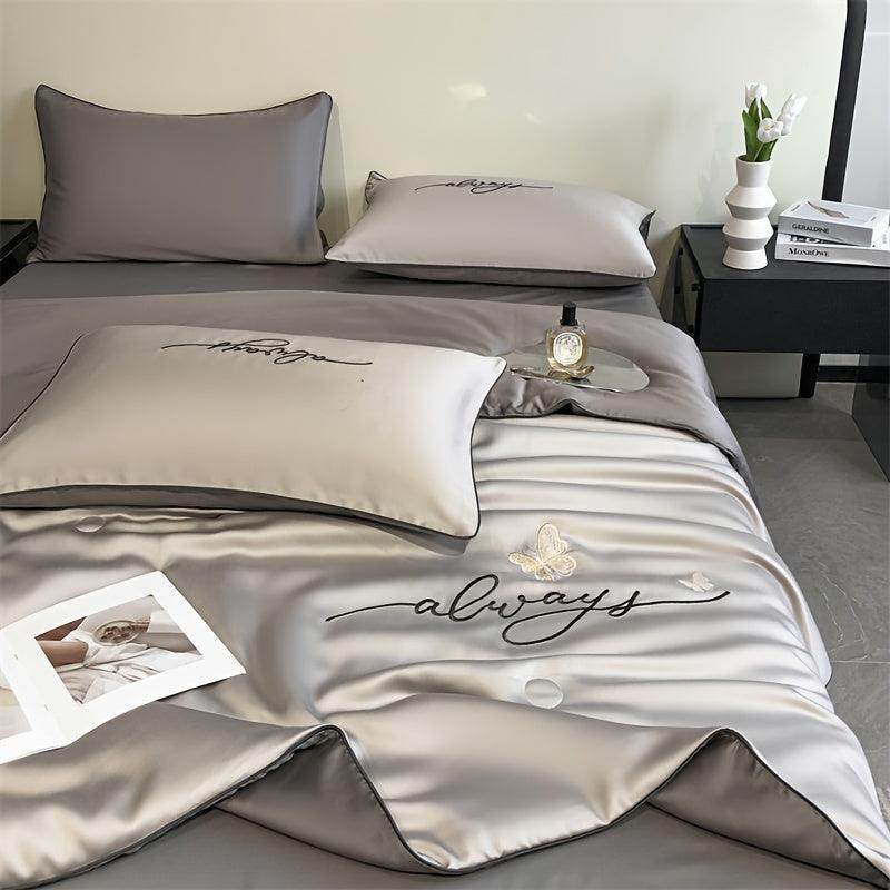 Luxury Embroidered Summer Cooling Quilt - My Store